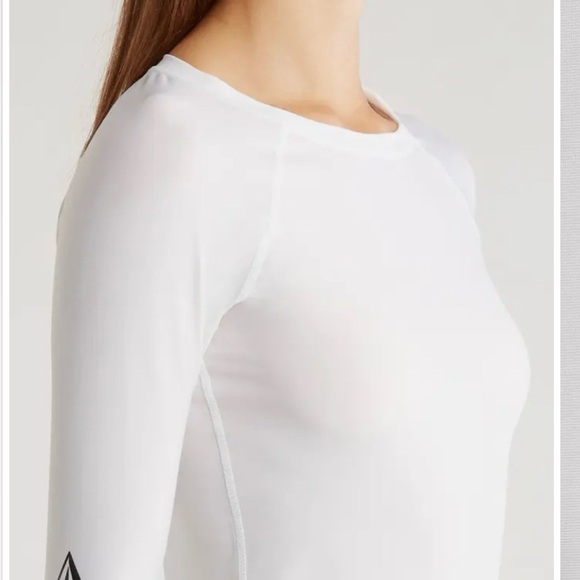 NWT Volcom Juniors' Long-Sleeve Rash-Guard Cover-Up Medium - Picture 4 of 5